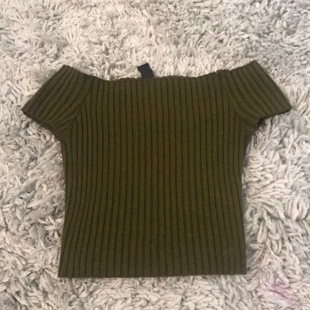 Off The Shoulder Crop Top